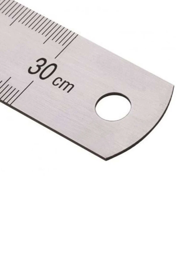 530g Çelik Cetvel Inch Ölçülü 30 Cm. ürün görseli 1