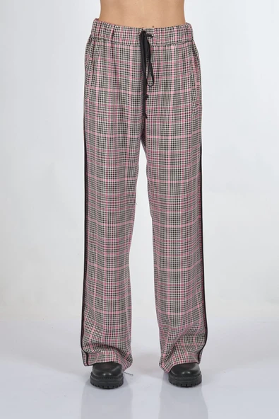Unique Mode Oversize Midi Kareli Kadın Pantolon - Günlük Şıklık ürün görseli 1