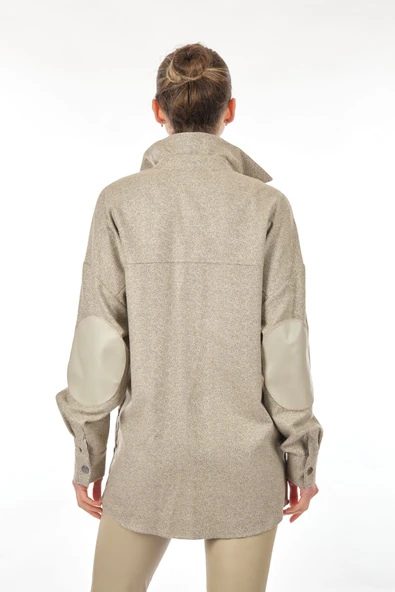 Unique Mode Oversize Kadın Gömlek - Minimalist Günlük Stil - Resim 12