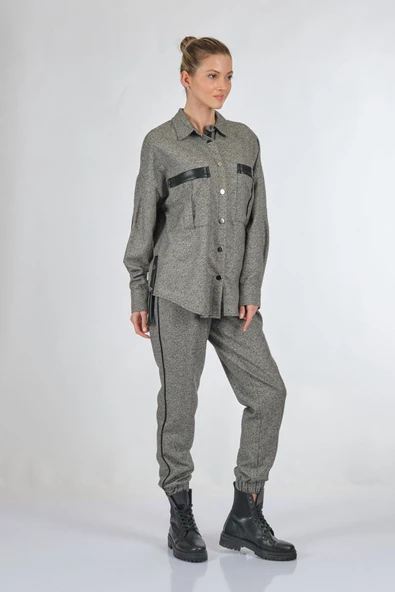 Unique Mode Oversize Kadın Gömlek - Minimalist Günlük Stil - Resim 9
