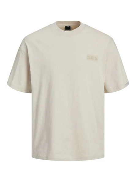 Jack&Jones Oversize Minimalist Erkek T-Shirt - Kısa Kol - Günlük Stil ürün görseli 1