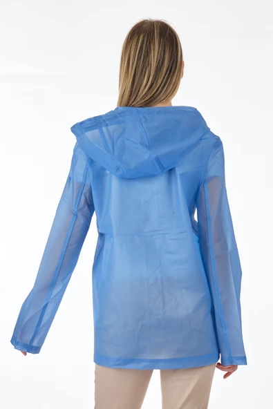 Only Oversize Kapüşonlu Yağmurluk - Minimalist Günlük - Resim 8