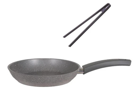 Mehtap Granit Tava 20 CM Ve Silikon Maşa ürün görseli 1