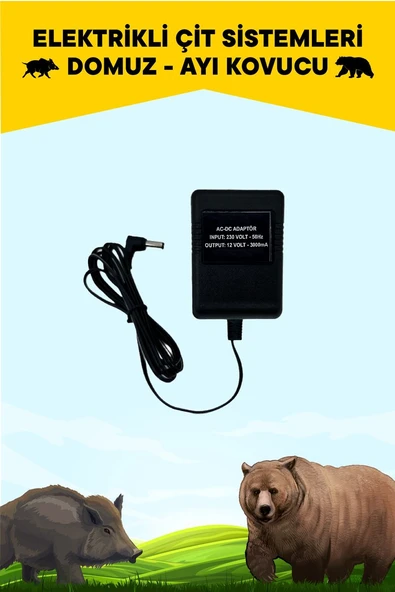 12 V 3 AMPER TRAFOLU ADAPTÖR ürün görseli 1