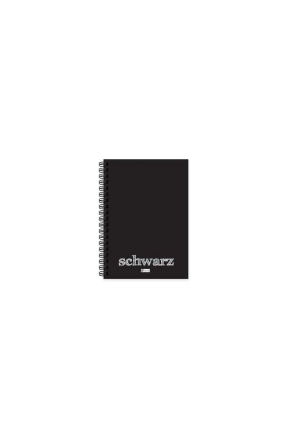 Keskin Color Defter A6 40 Yp.PP Kap.Spr.Schwarz 350560-99 ürün görseli 1