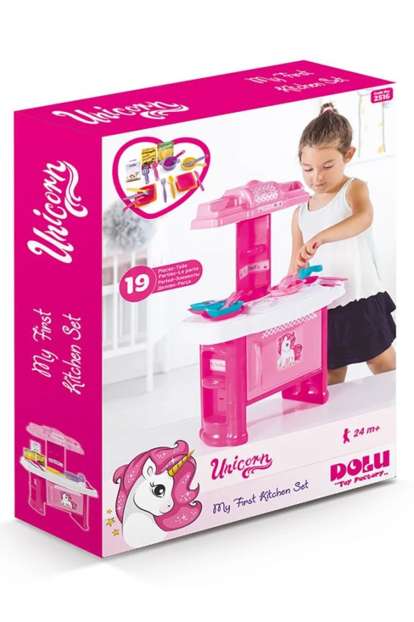 Dolu Unicorn Şefin Mutfak Seti - Resim 3