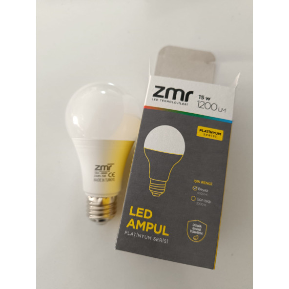 ZMR 15W LED AMPUL ürün görseli 1