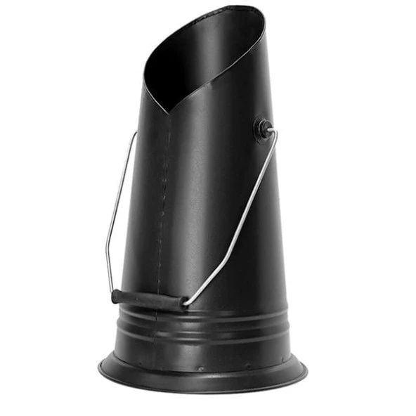PELET KOVASI / 12 LT-8 KG / MAT SİYAH EMAYE / BABA'S STOVE ürün görseli 1