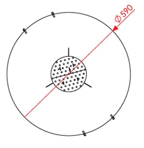 ATEŞ ÇUKURU 3500 PLATE IZGARA / BABA'S BBQ - Resim 2