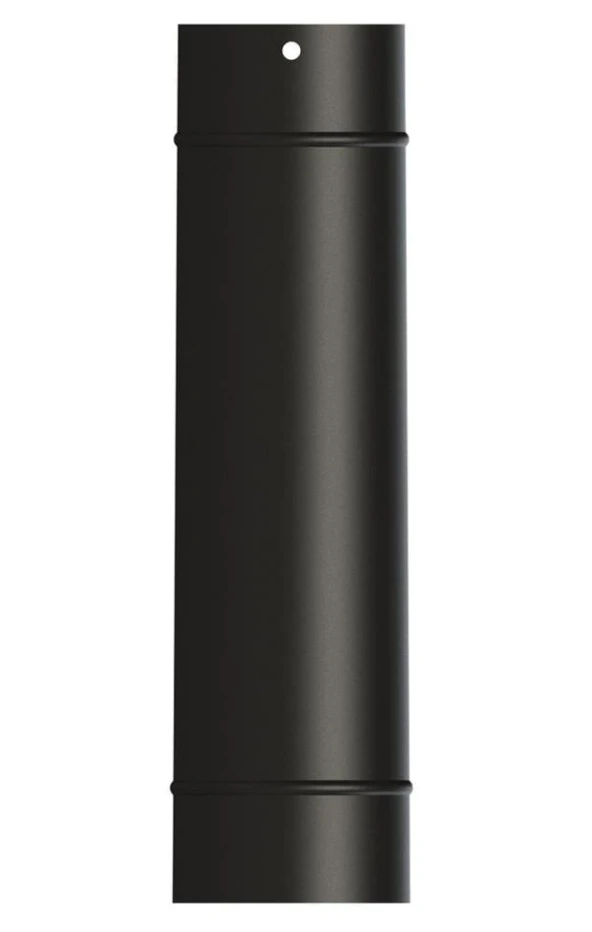 50 LİK SOBA BORUSU / BOY: 45 CM / ÇAP: 13 CM / MAT SİYAH EMAYE / BABA'S STOVE ürün görseli 1