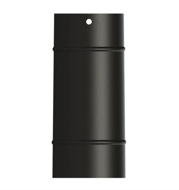 33 LÜK SOBA BORUSU / BOY: 27 CM / ÇAP: 13 CM / MAT SİYAH EMAYE / BABA'S STOVE ürün görseli 1