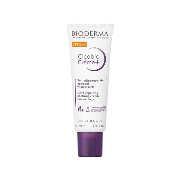 Bioderma Cicabio Cream+ SPF50+ Güneş Koruyucu İçeren Yatıştırıcı Bakım Kremi 40 ml ürün görseli 1