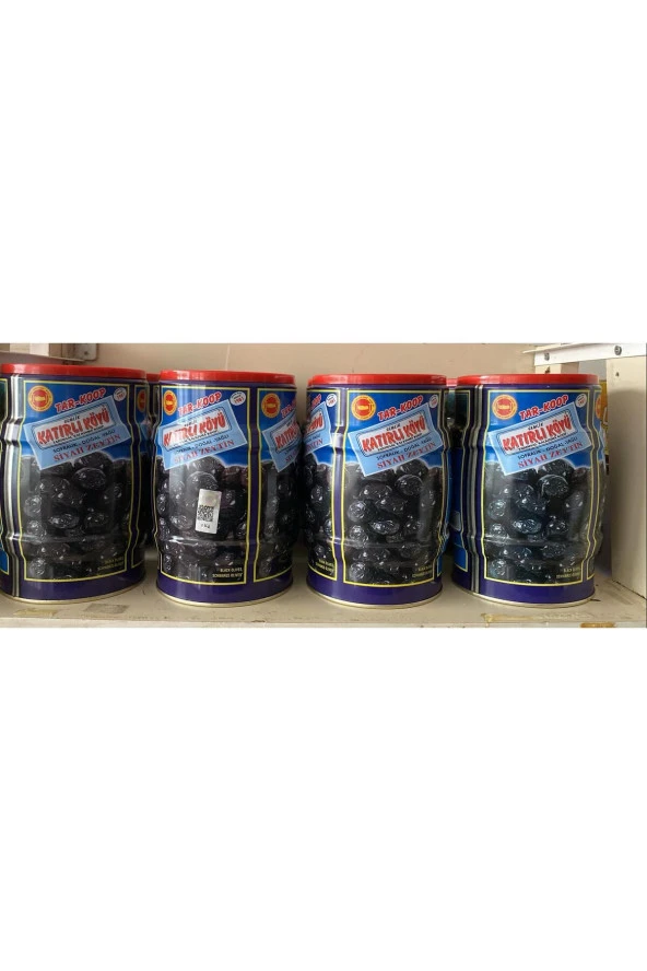 Katırlı Zeytin 5x1 KG (5 ADET) GEMLİK KATIRLI KÖYÜ SOFRALIK DOĞAL YAĞLI SİYAH ZEYTİN ürün görseli 1