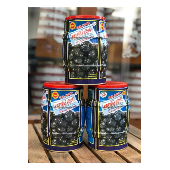 Katırlı Zeytin Gemlik Katırlı Köyü Kahvaltılık Siyah Zeytin 3 Adet 1 Kg ürün görseli 1