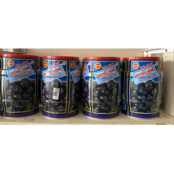 Katırlı Zeytin 1 Kg X 4 Adet Katırlı Köyü Siyah Zeytin ürün görseli 1