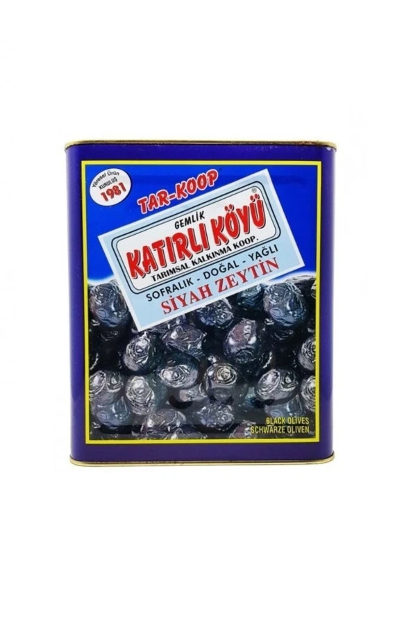 Tar-Koop 10 kg Gemlik Katırlı Köyü Kahvaltılık Siyah Zeytin ürün görseli 1