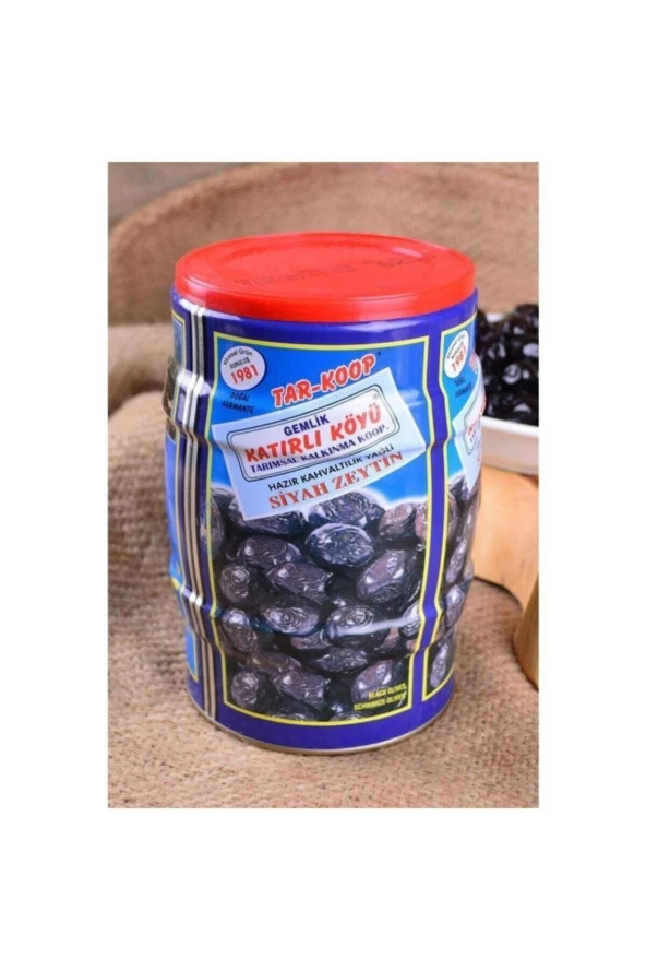 Katırlı Köyü 2 kg Gemlik Kahvaltılık Siyah Zeytin ürün görseli 1