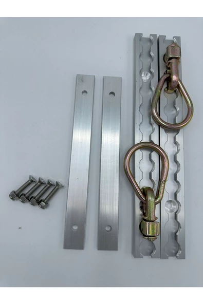 Halka Aparatlı Alüminyum Ray 30cm ürün görseli 1