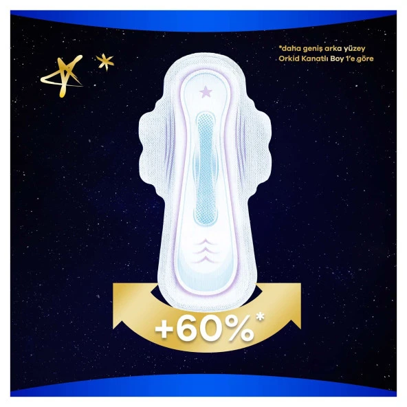 Orkid Ultra Gece Extra Ped 16x5 80 Adet - Resim 3