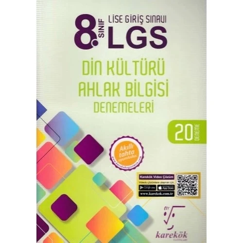 8.SINIF DİN KÜLTÜRÜ DENEMELERİ  KAREKÖK ürün görseli 1