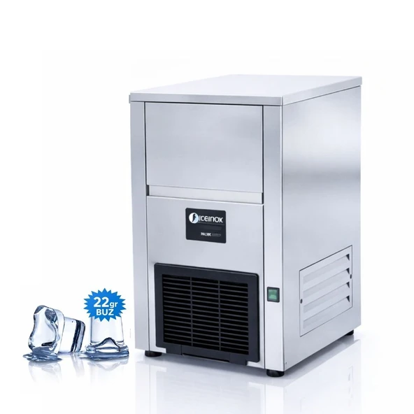 Iceinox 45 kg/gün Kendinden Hazneli Gurme Buz Makinesi – ICE 50 ürün görseli 1