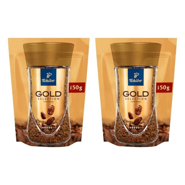 Tchibo Gold Selection Çözünebilir Kahve Ekonomik Paket 150 Gr 2'li ürün görseli 1