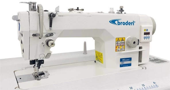 Broderi BD-777DB Direct Drive Mekanik Bıçaklı Düz Dikiş Makinesi ürün görseli 1