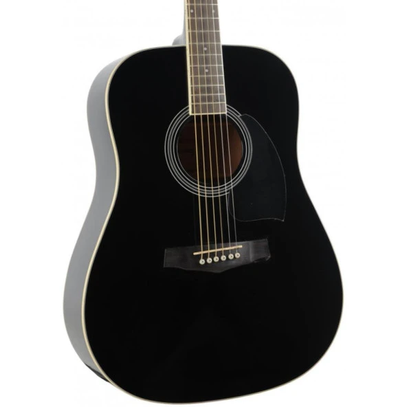 IBANEZ PF15-BK Siyah Akustik Gitar - Resim 7