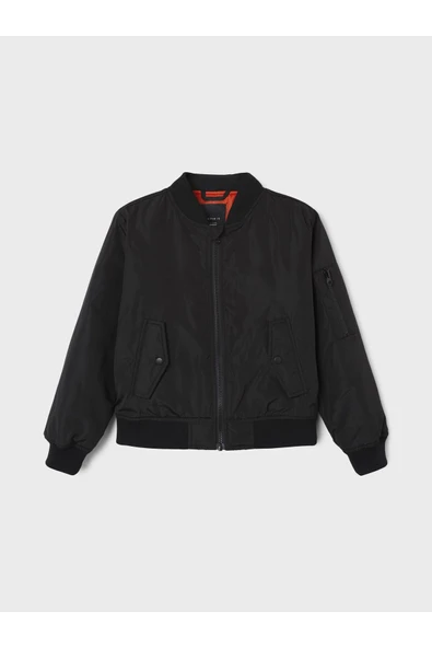 Minimalist Bomber Ceket-Uzun Kol Regular Fit - Resim 2