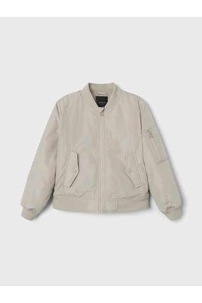 Minimalist Bomber Ceket-Uzun Kol Regular Fit - Resim 3