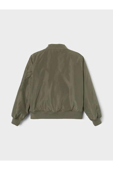 Minimalist Bomber Ceket-Uzun Kol Regular Fit - Resim 9