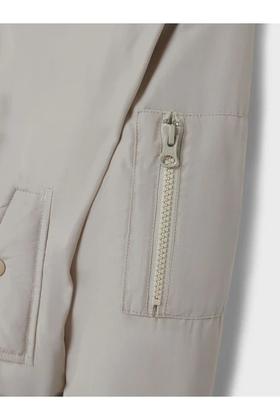 Minimalist Bomber Ceket-Uzun Kol Regular Fit - Resim 8