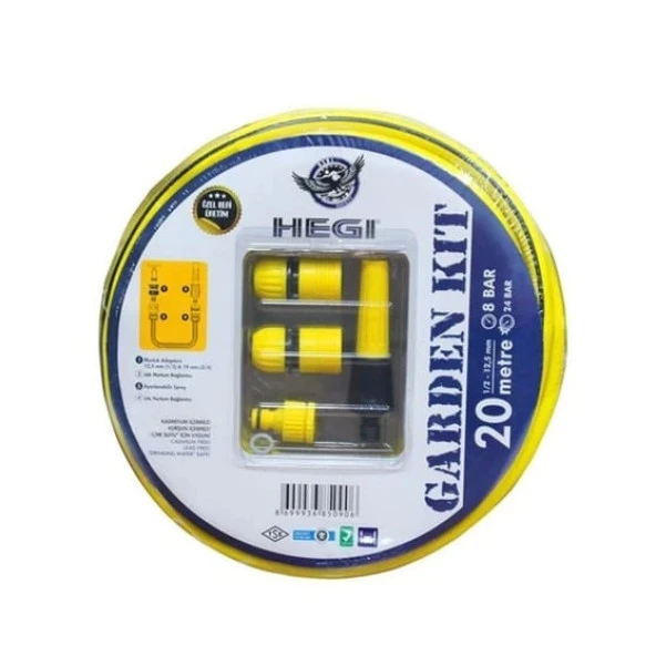 Hegi Garden Kit Pvc Hortum 20mt ürün görseli 1