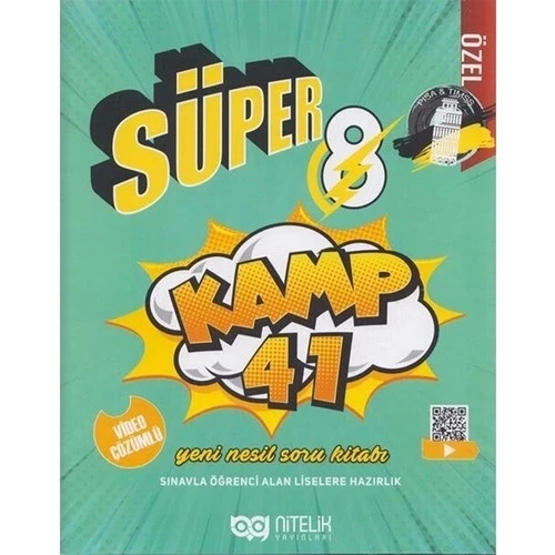 Nitelik Yayınları 8. Sınıf Tüm Dersler Süper Kamp Soru Kitabı ürün görseli 1