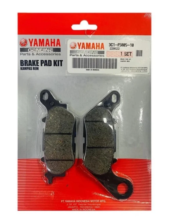 Yamaha Cygnus L Ön Fren Balata ürün görseli 1