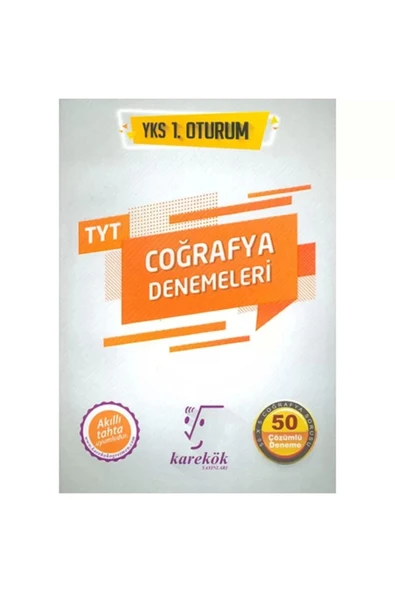 KAREKÖK TYT COĞRAFYA 1.OTURUM 50 DENEME ürün görseli 1