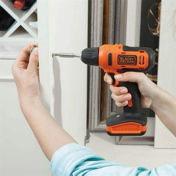 Black Decker Akülü Vidalama 12 Volt-LD12SP - Resim 4