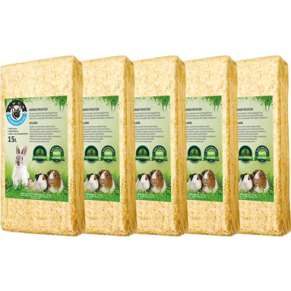 Amon Doğal Çam Kokulu Kemirgen Talaşı 15 Lt. 5 Ad ürün görseli 1
