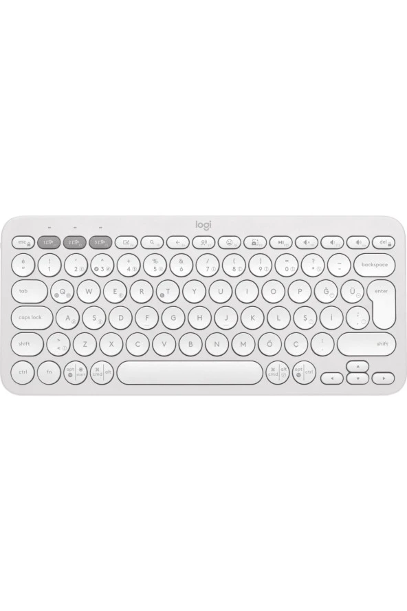 Logitech Pebble Keys 2 K380S 920-011860 Beyaz Kablosuz Klavye ürün görseli 1