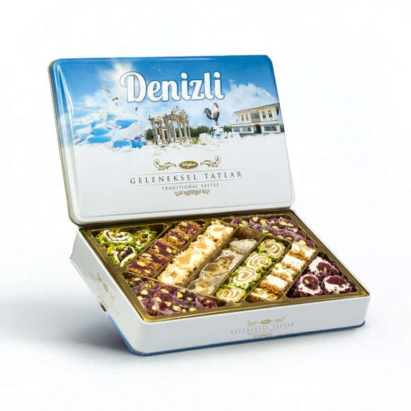 Tuğba Kuruyemiş Geleneksel Tatlar Metal Kutu 540 Gr (Denizli) ürün görseli 1