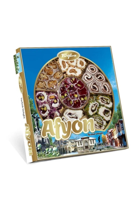 Tuğba Kuruyemiş Afyon Lokum 430 Gr(Turkish Delight) ürün görseli 1