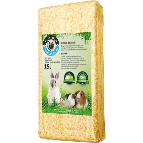 Amon Doğal Elma Aromalı Kemirgen Talaşı 15 Lt. ürün görseli 1