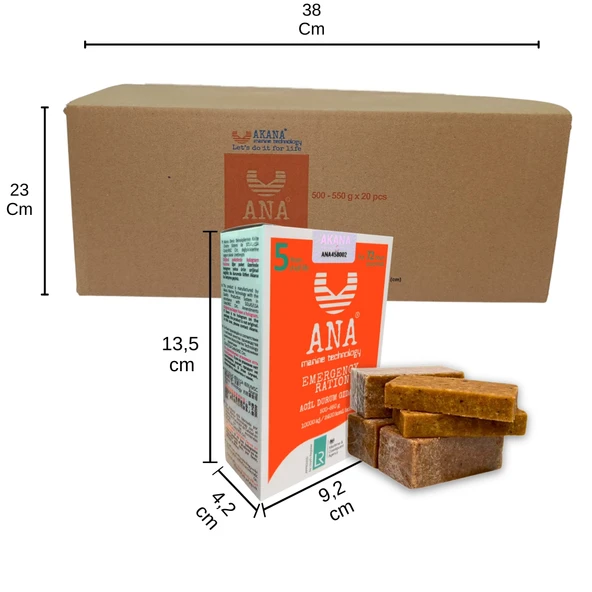 ANA Acil Durum Gıdası 20 Paket x 500 gr. ürün görseli 1