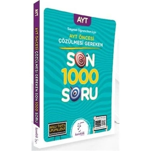 KAREKÖK AYT ÖNCESİ ÇÖZÜLMESİ GEREKEN SAYISAL 1000 SORU ürün görseli 1