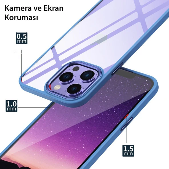 Newface iPhone 14 Pro Uyumlu Kılıf Power Silikon - Resim 5