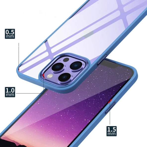 Newface iPhone 14 Pro Uyumlu Kılıf Power Silikon - Resim 9