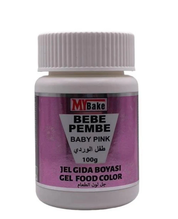 MY BAKE JEL GIDA BOYASI BEBEK PEMBE 100 GR ürün görseli 1