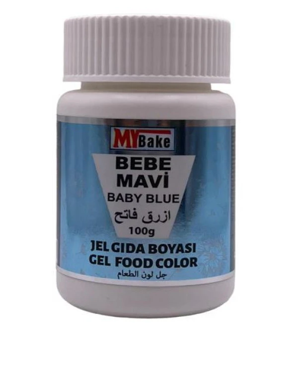 MY BAKE JEL GIDA BOYASI BEBEK MAVİ 100 GR ürün görseli 1