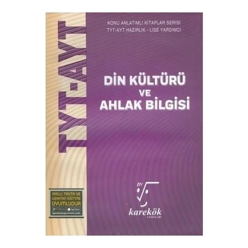 KAREKÖK TYT AYT DİN KÜLTÜRÜ KONU ANLATIMLI ürün görseli 1
