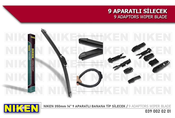 SİLECEK 350mm 9 APARATLI MUZ BANANA TİP ürün görseli 1